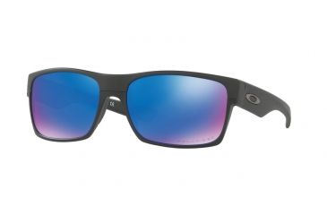 Image of Oakley TWOFACE OO9189 Progressive Prescription Sunglasses OO9189-918935-60 - Lens Diameter 60 mm, Frame Color Matte Black