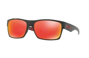 Image of Oakley TWOFACE OO9189 Progressive Prescription Sunglasses OO9189-918936-60 - Lens Diameter 60 mm, Frame Color Polished Black