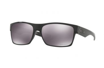 Image of Oakley Twoface OO9189 Progressive Prescription Sunglasses, 60mm, Polished Black, OO9189-918937-60-PRO