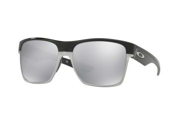 Image of Oakley TWOFACE XL OO9350 Sunglasses 935007-59 - Polished Black Frame, Chrome Iridium Lenses
