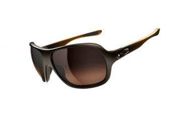 Image of Oakley Underspin Sunglasses, Brown Sugar Fade Frame, Dark Brown Grad Lens OO9166-04