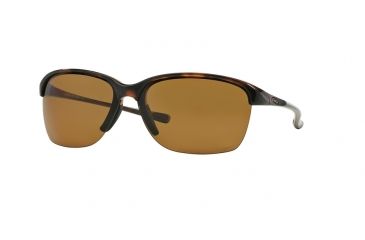 Image of Oakley UNSTOPPABLE OO9191 Single Vision Prescription Sunglasses OO9191-919101-65 - Lens Diameter 65 mm, Frame Color Tortoise
