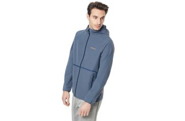 Image of Oakley Urban Commuter Hooded Fz - Mens, Foggy Blue, Large 461714-6FB-L