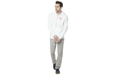 Image of Oakley Urban Stretch Graphic Hoodie - Mens, White, Large 472479-100-L