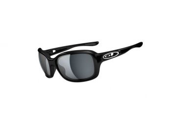 Image of Oakley Urgency Sunglasses, Polished Black Frame, Grey Lens OO9158-03
