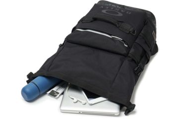 Image of Oakley Utility Folded Backpack - Mens, Blackout, One Size, 921516-02E-02E-U