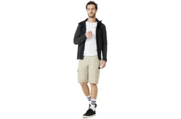 Image of Oakley Utility Knit Fz Jacket - Mens, Blackout, Large 472415-02E-L