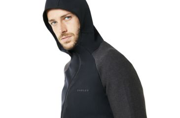 Image of Oakley Utility Knit Fz Jacket - Mens, Blackout, Large 472415-02E-L