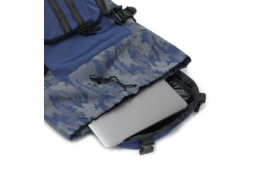 Image of Oakley Utility Organizing Backpack - Mens, Dark Blue Reflective, One Size, 921419-6RR-U