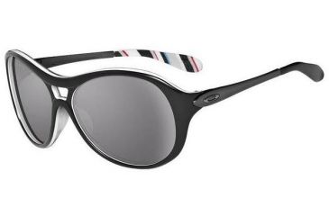 Image of Oakley Vacancy Black Stripe Frame w/ Grey Lenses Sunglasses OO2014-01