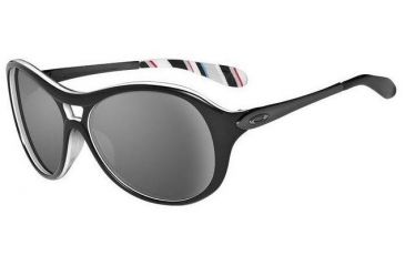 Image of Oakley Vacancy Black Stripe Frame w/ Grey Polarized Lenses Sunglasses OO2014-06