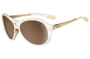 Image of Oakley Vacancy Mother of Pearl Frame w/ VR50 Brown Gradient Lenses Sunglasses OO2014-02