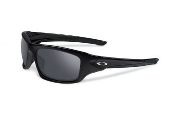 Image of Oakley Valve Asian Fit Sunglasses, Polished Black Frame, Black Iridium Lens OO9243-01