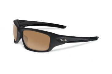 Image of Oakley Valve Asian Fit Sunglasses, Matte Black Frame, Bronze Polarized Lens OO9243-03
