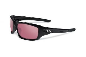 Image of Oakley Valve Mens Sunglasses Polished Black Frame, G30 Black Iridium Lens OO9236-04