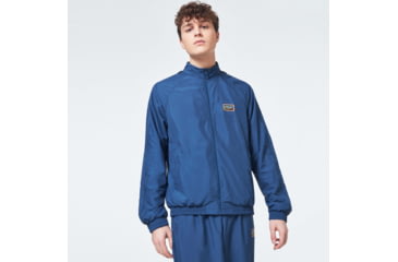 Image of Oakley Ventilation Track Jacket - Mens, Universal Blue, Extra Small, FOA400001-6ZZ-XS