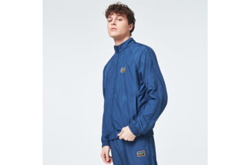 Image of Oakley Ventilation Track Jacket - Mens, Universal Blue, Extra Small, FOA400001-6ZZ-XS