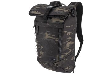 Image of Oakley Voyage 23L Roll Top Mc - Men's, Black Multicam, One Size, 92968P-02L-U