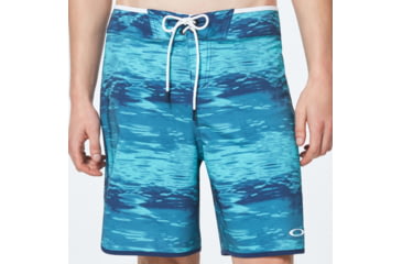Image of Oakley Water Boardshort 19 - Mens, Blue Water Print, 31, FOA400211-93Q-31