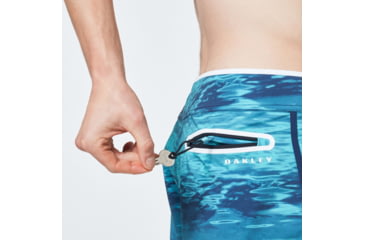 Image of Oakley Water Boardshort 19 - Mens, Blue Water Print, 31, FOA400211-93Q-31