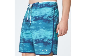Image of Oakley Water Boardshort 19 - Mens, Blue Water Print, 31, FOA400211-93Q-31