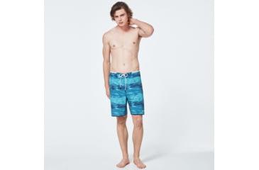 Image of Oakley Water Boardshort 19 - Mens, Blue Water Print, 31, FOA400211-93Q-31