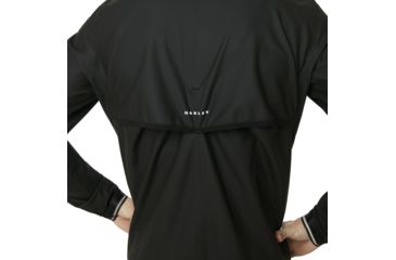 Image of Oakley Waterproof Cycling Jacket - Mens, Blackout, Large, 412693-02E-L