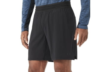 Image of Oakley Windshear Running Short - Mens, Blackout, Extra Large, 442351-02E-XL