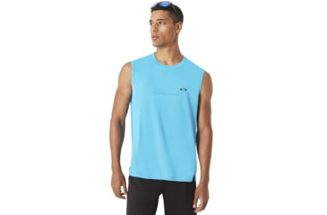Image of Oakley Windshear Tank - Mens, Blackout, Large 434028-02E-L