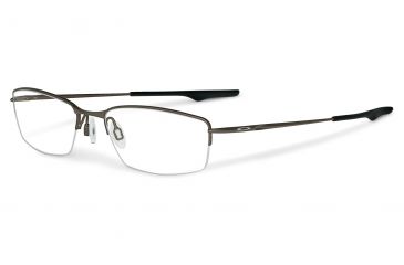 Image of Oakley Wingback Single Vision Prescription Eyeglasses, Pewter Frame, OX5089-0553SV