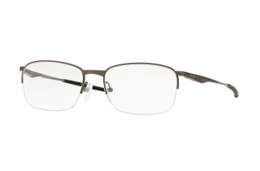 Image of Oakley WINGFOLD 0.5 OX5101 Progressive Prescription Eyeglasses 510103-53 - Brushed Chrome Frame