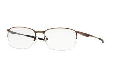Image of Oakley WINGFOLD 0.5 OX5101 Progressive Prescription Eyeglasses 510104-53 - Ti Toast Frame