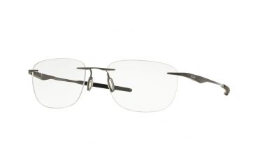 Image of Oakley WINGFOLD EVR OX5118 Single Vision Prescription Eyeglasses 511801-53 - Satin Pewter Frame