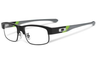Image of Oakley Yarddog II Mens Eyeglasses, Satin Black Retina Burn Frame, 53mm OX1093-0553