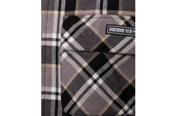 Image of Obermeyer Avery Flannel Jacket - Mens, Berm Plaid, Large, 24046-BERM PLAID-L