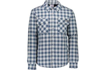 Image of Obermeyer Avery Flannel Jacket - Mens, Icy Mey Plaid, Large, 24046-ICY MEY PLAID-L