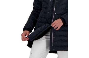 Image of Obermeyer Blossom Down Parka w/Faux Fur - Womens, Black Frost, 10, 11181-21024-10