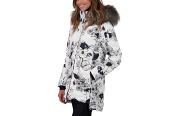 Image of Obermeyer Blossom Down Parka w/Faux Fur - Womens, First Snow, 10, 11181-21145-10