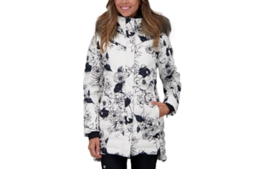 Image of Obermeyer Blossom Down Parka w/Faux Fur - Womens, First Snow, 10, 11181-21145-10
