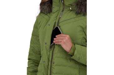 Image of Obermeyer Blossom Down Parka w/Faux Fur - Womens, Saguaro, 4, 11181-21189-4