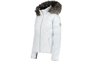 Image of Obermeyer Bombshell Jacket - Women's, 2 US, Short, White Satin, 11137-22038-2P