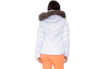 Image of Obermeyer Bombshell Jacket - Women's, 2 US, Short, White Satin, 11137-22038-2P