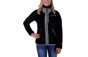 Image of Obermeyer Britt Fleece Jacket - Womens, Black, Medium, 17044-BLACK-M