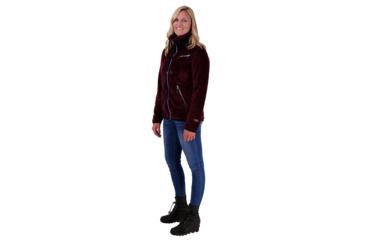 Image of Obermeyer Britt Fleece Jacket - Womens, Wine-Not, Large, 17044-WINE-NOT-L
