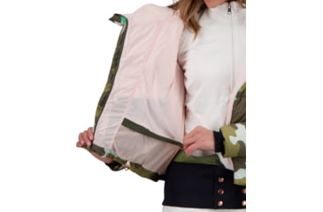 Image of Obermeyer Calypso Down Jacket - Womens, Jasmint Camo, 2, 11179-21129-2
