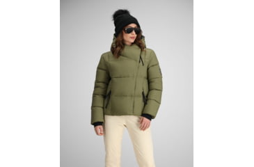 Image of Obermeyer Calypso Down Jacket - Womens, Smokey Olive, 10, 11222-24094-10