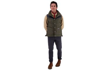 Image of Obermeyer Carson Down Vest - Mens, Off-Duty, Extra Large, 24051-OFF-DUTY-XL