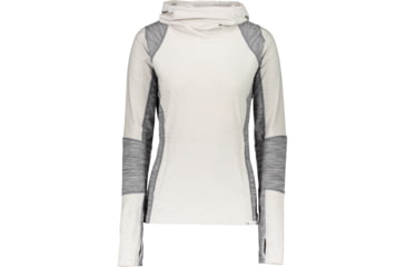 Image of Obermeyer Catalina Flc Hoodie - Womens, Fog, Extra Large 17016-FOG-XL