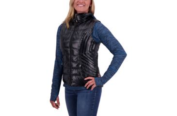 Image of Obermeyer Cerre Down Vest - Womens, Black, Large, 14026-BLACK-L