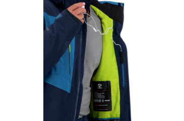 Image of Obermeyer Charger Jacket - Mens, Blueprint, Large, 21103-21166-L